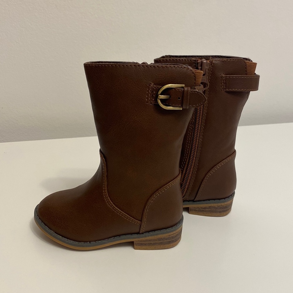 Cat and Jack brown high boots.